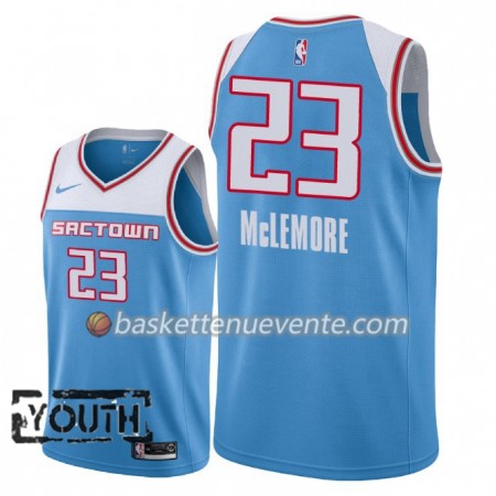 Maillot Basket Sacramento Kings Ben McLemore 23 2018-19 Nike City Edition Bleu Swingman - Enfant